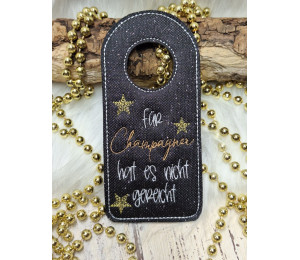 ADVENTSKALENDER 3. Dezember - Stickdatei - ITH Flaschenanhänger Vol. 4